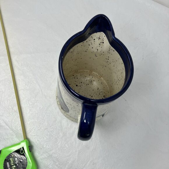 OTAGIRI SHORELINES BY JULIE UELAND 8.5" Earthenware Pitcher Fish ENESCO 1996 - Picture 8 of 15